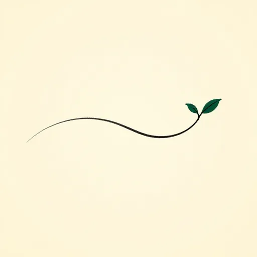 An ink flourish unfurling across paper